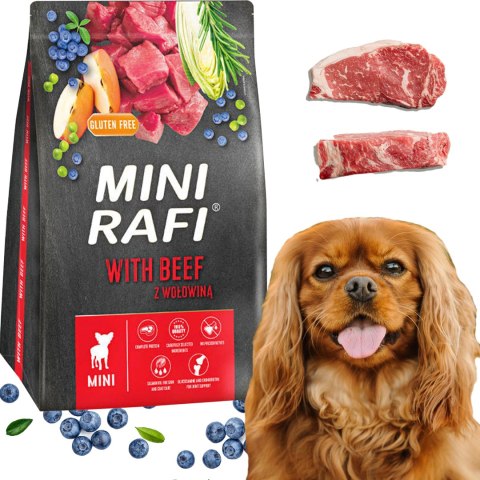 Sucha Karma Dla Psa RAFI MINI Adult z Wołowiną 3 kg - 1 szt.