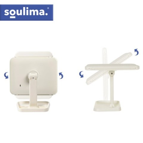 Lusterko kosmetyczne rozkładane LED Soulima 26952