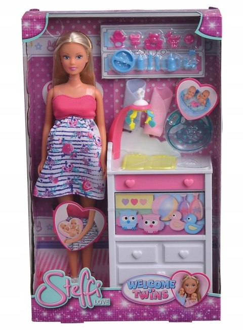 Steffi w ciąży bliźniaczej zest z komodą 573-3333