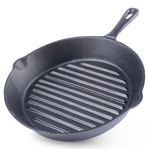 Patelnia do Grillowania Smażenia Żeliwna na Indukcję Gaz Grilla ORION 24 cm