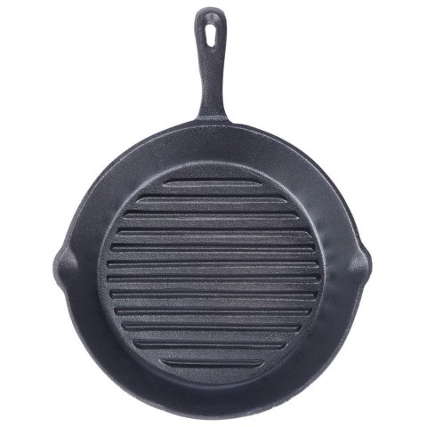 Patelnia do Grillowania Smażenia Żeliwna na Indukcję Gaz Grilla ORION 24 cm