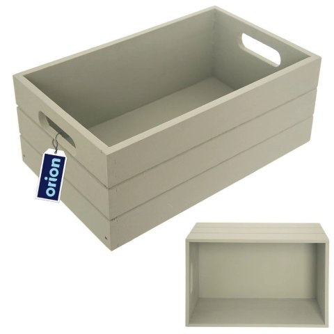 Skrzynka Drewniana Zielona Ozdobna Przechowywanie 26 x 16 x 11 cm ORION