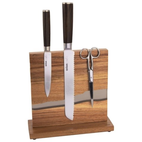 Stojak na Noże Drewniany Magnetyczny Dwustronny 24 cm River ORION