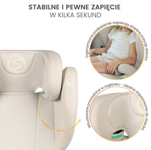 FOTELIK BREEZY FIX GREY (100-150cm)