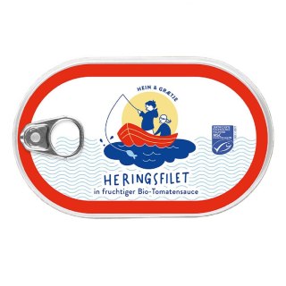 ŚLEDŹ MSC FILETY W BIO SOSIE POMIDOROWYM 200 g (120 g) - HEIN i GRAETJE