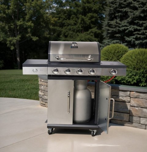 GRILL GAZOWY 4+1 STAL NIERDZEWNA 11,7KW