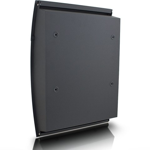 „Solidna skrzynka pocztowa na listy + gazetnik - stal malowana proszkowo, montaż na ścianę / ogrodzenie"