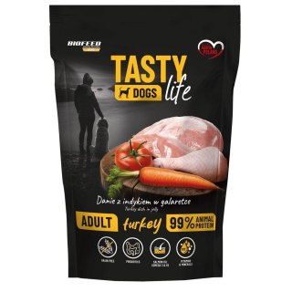 BIOFEED Tasty dog life Mini Indyk 90% Saszetka 150g