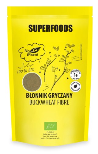 BŁONNIK GRYCZANY BIO 200 g - BIO PLANET SUPERFOODS
