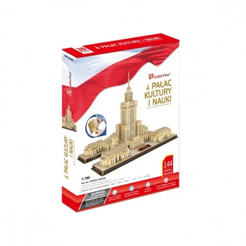 Puzzle 3d palac kultury i nauki, 144 elementy