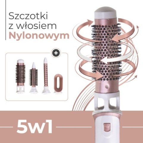 AD 2027 Lokówko-suszarka 5 w 1 - 1200w - 5 nasadek