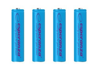 EZA102B Esperanza akumulatorki ni-mh aaa 1000mah 4szt. niebieskie