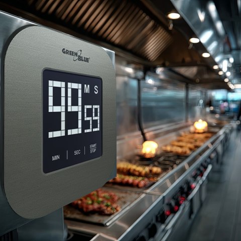 GB524 46005 Cyfrowy timer stoper minutnik magnetyczny z dotykowym ekranem