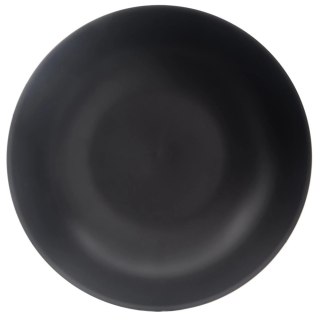 Talerz Obiadowy Głęboki Ceramiczny Czarny Matowy 800 ml ORION