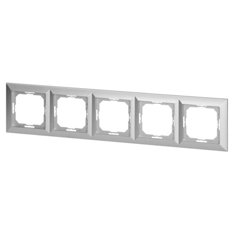 Ramka pięciokrotna Pearl, RA-5P, srebrny