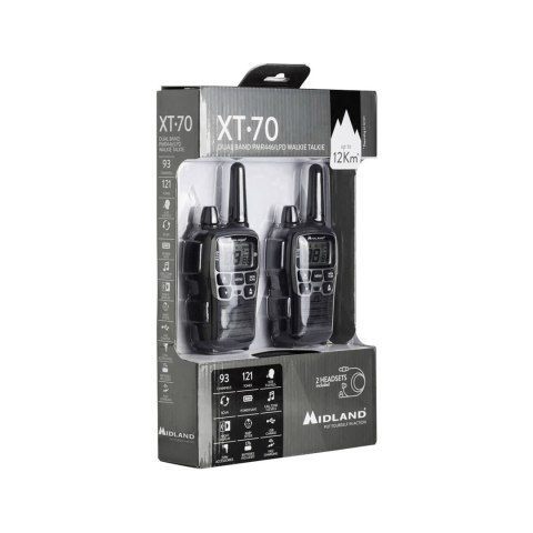 URZ1000 Radiotelefony ręczne PMR MIDLAND XT70