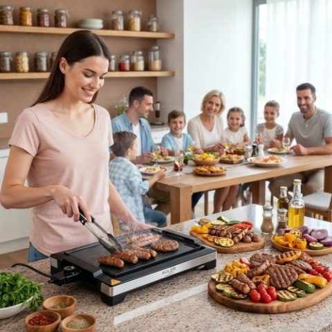 AD 6613 Grill elektryczny stołowy 3000w