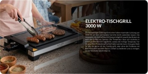 AD 6613 Grill elektryczny stołowy 3000w