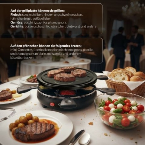 CR 6606 Grill elekt. - raclette