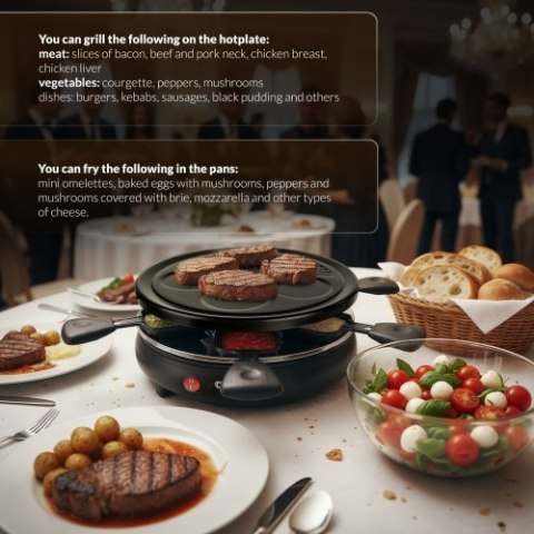 CR 6606 Grill elekt. - raclette