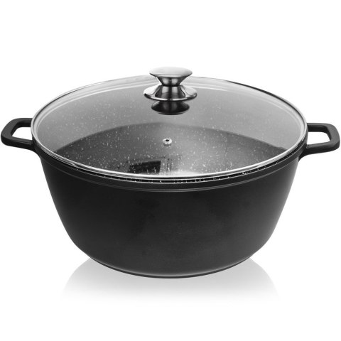 Garnek Granitowy ORION GRANDE Duży 32 cm 9,7 L Indukcja Piekarnik