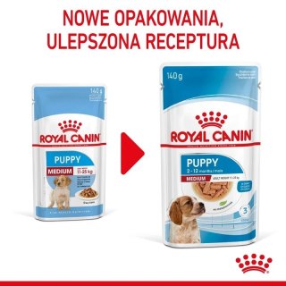 Karma ROYAL CANIN SHN Medium Puppy w sosie 10X140G