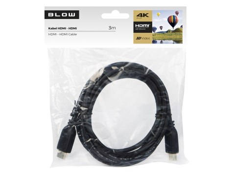 92-213# Przyłącze hdmi-hdmi 3m zawieszka