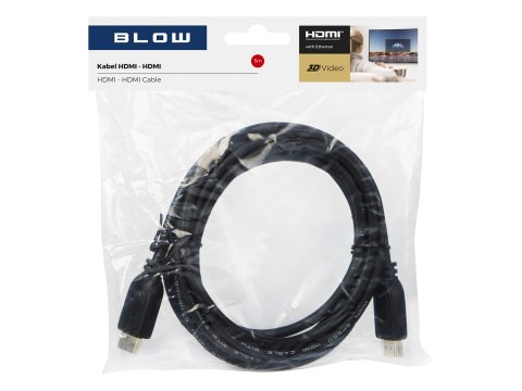 92-221# Przyłącze hdmi-hdmi 5m zawieszka