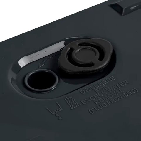 Doniczka FURU SQUARE LOW DFS240 - antracytowy