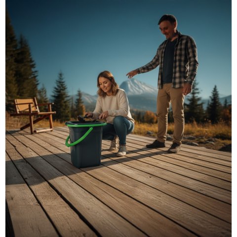 Toaleta turystyczna GreenBlue GB320BG czarno-zielona