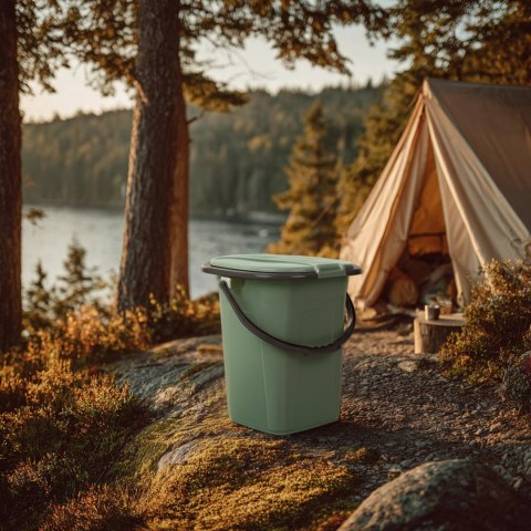 Toaleta turystyczna GreenBlue GB320GG zielono-szara