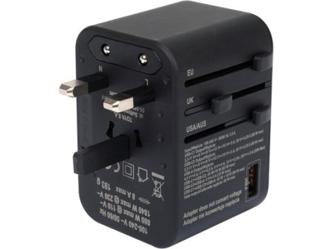 ADAPTER PODRÓŻNY UNIWERSALNY USB-C PD 65W