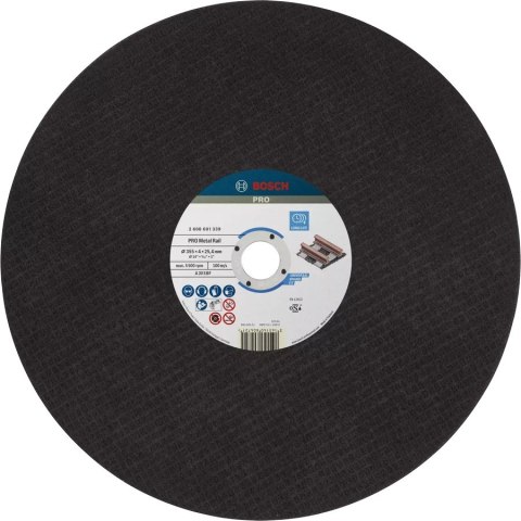 TARCZA TNĄCA DO SZYN 335*4.0*25.4