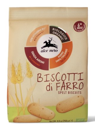 CIASTKA ORKISZOWE DLA DZIECI OD 6 MIESIĄCA BIO 250 g - ALCE NERO