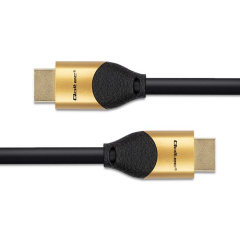 QOLTEC KABEL HDMI V2.1 ULTRA HIGH SPEED 8K | 60HZ | 30AWG | GOLD