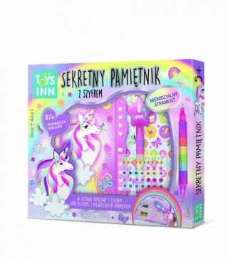 Pamiętnik secret message jednorożec