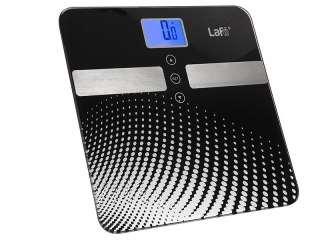 Waga łazienkowa LAFE WLS003.0 z analizą czarna kropki