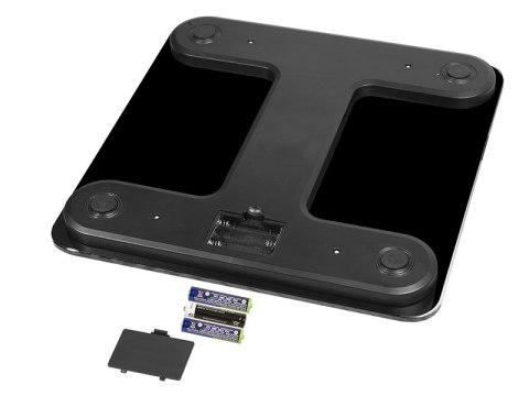 Waga łazienkowa LAFE WLS003.0 z analizą czarna kropki