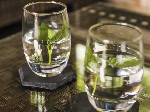 Kpl. 4 podkładek kamiennych - Sześciokątne, Maroko (CARMANI)