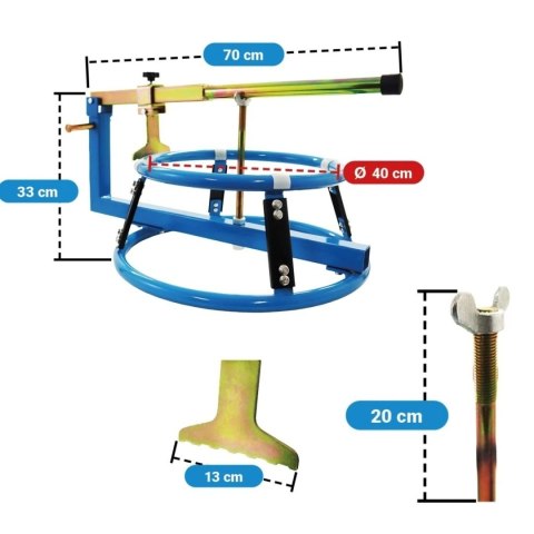 Montażownica do opon motocyklowych