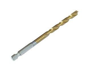 WIERTŁO DO METALU HSS-TIN 1/4'' HEX 3*81MM
