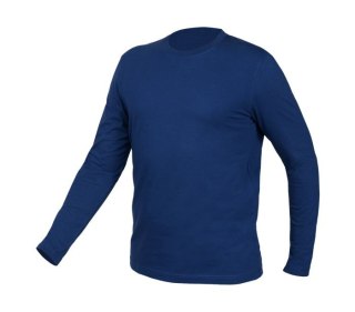 KOSZULKA Z DŁUGIM RĘKAWEM, GRANATOWA, ROZMIAR M