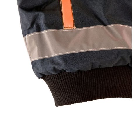 KURTKA ROBOCZA OSTRZEGAWCZA OCIEPLANA POMARAŃCZOWA ROZMIAR M