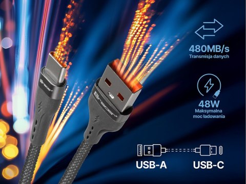 Kabel TRACER USB A - Typ C 1m GR