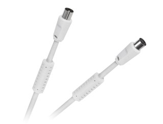 Kabel TV-Video biały kątowo/kątowy 2,0m