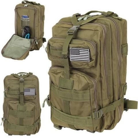 ND12_13922 Plecak militarny XL zielony 5902802913043