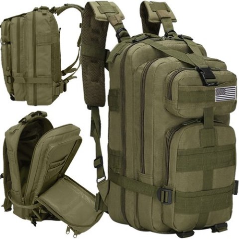 ND12_13922 Plecak militarny XL zielony 5902802913043
