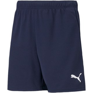 ND05_S9758-152cm 704943 06 Spodenki dla dzieci Puma teamRISE Short Jr granatowe 704943 06 r.152cm