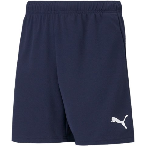 ND05_S9758-164cm 704943 06 Spodenki dla dzieci Puma teamRISE Short Jr granatowe 704943 06 r.164cm