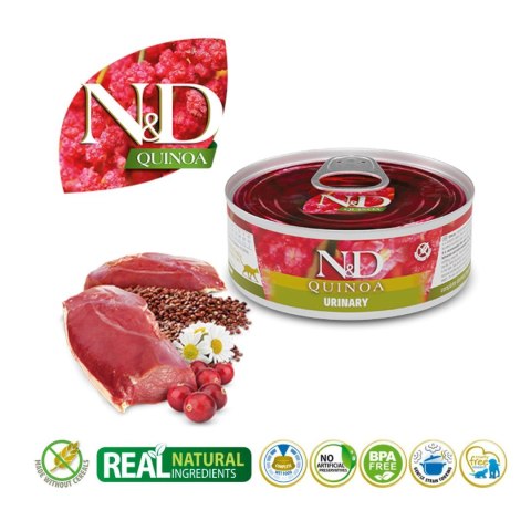 FARMINA N&D Cat Quinoa Urinary Adult - mokra karma dla kota - 70 g